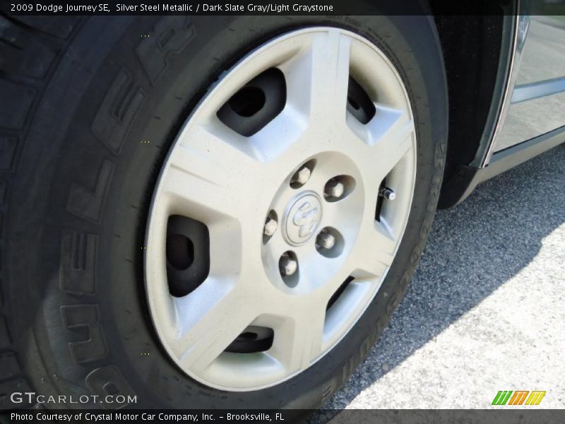 Silver Steel Metallic / Dark Slate Gray/Light Graystone 2009 Dodge Journey SE