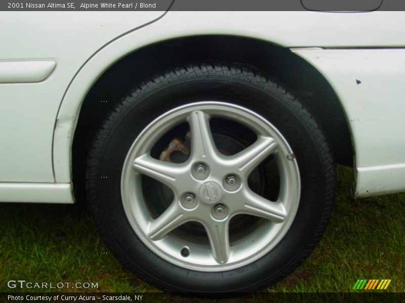 Alpine White Pearl / Blond 2001 Nissan Altima SE