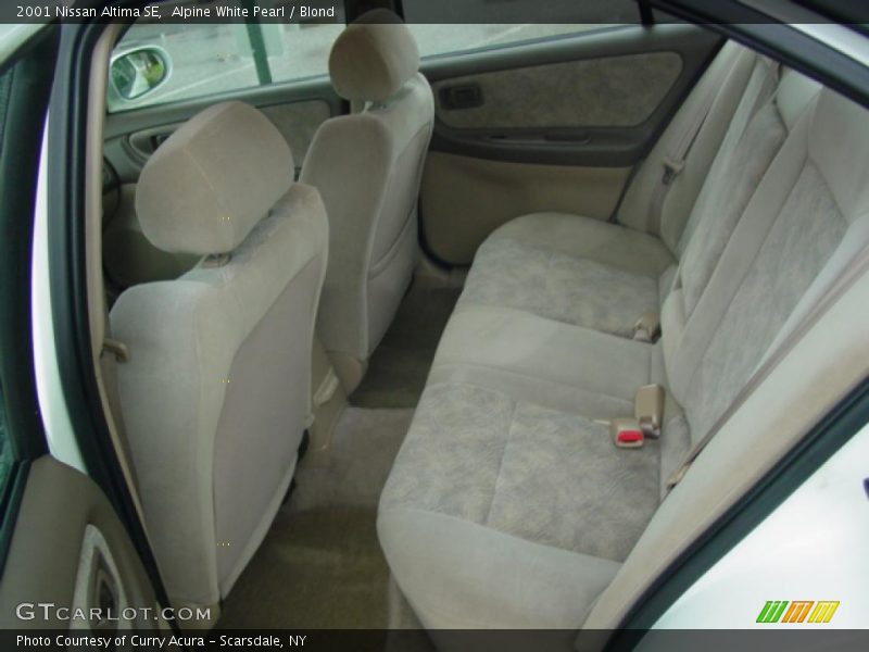 Alpine White Pearl / Blond 2001 Nissan Altima SE