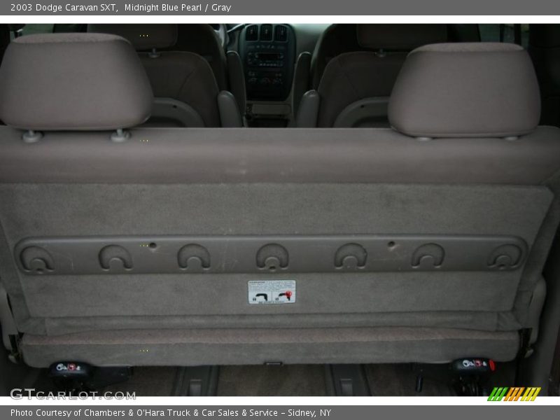 Midnight Blue Pearl / Gray 2003 Dodge Caravan SXT