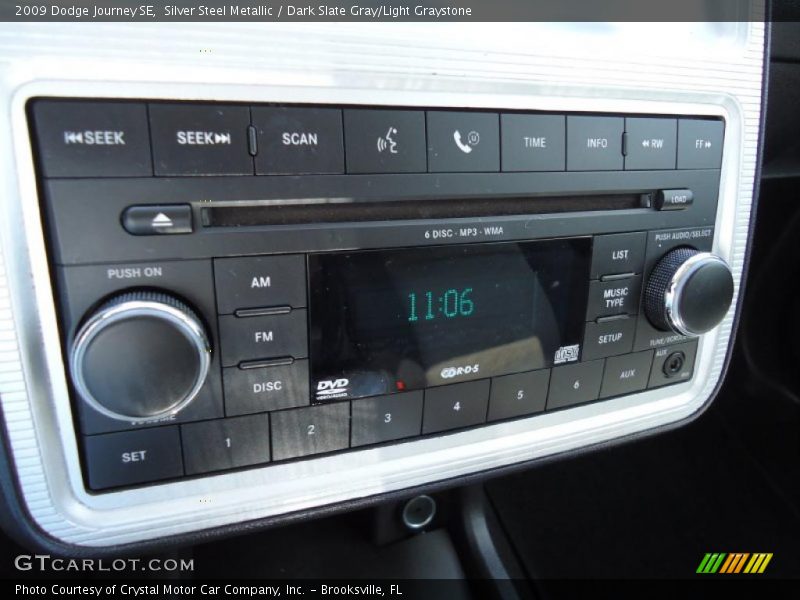 Silver Steel Metallic / Dark Slate Gray/Light Graystone 2009 Dodge Journey SE
