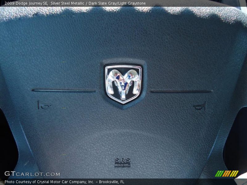Silver Steel Metallic / Dark Slate Gray/Light Graystone 2009 Dodge Journey SE