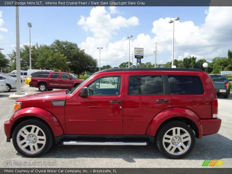 Inferno Red Crystal Pearl / Dark Slate Gray/Light Slate Gray 2007 Dodge Nitro SLT
