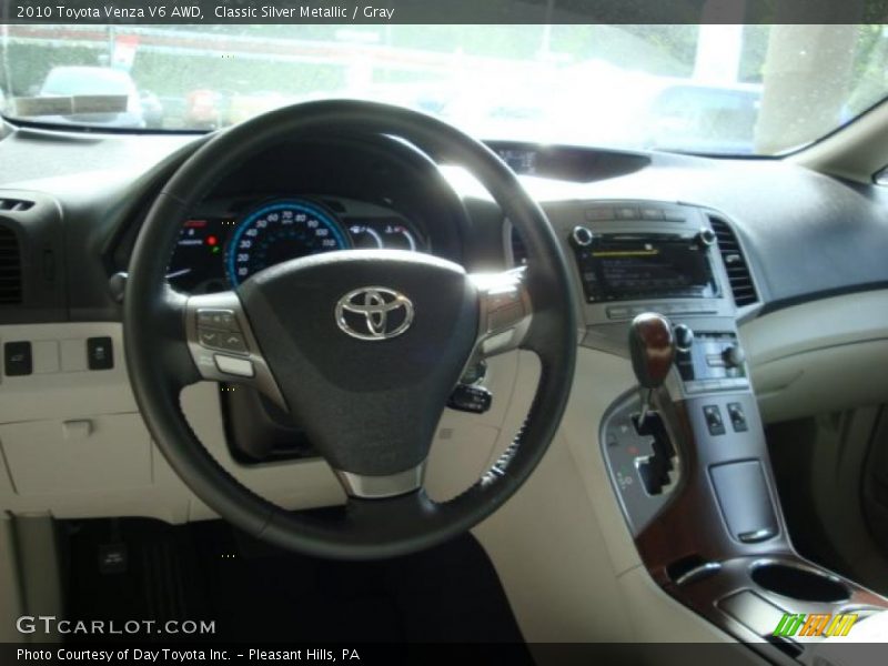 Classic Silver Metallic / Gray 2010 Toyota Venza V6 AWD