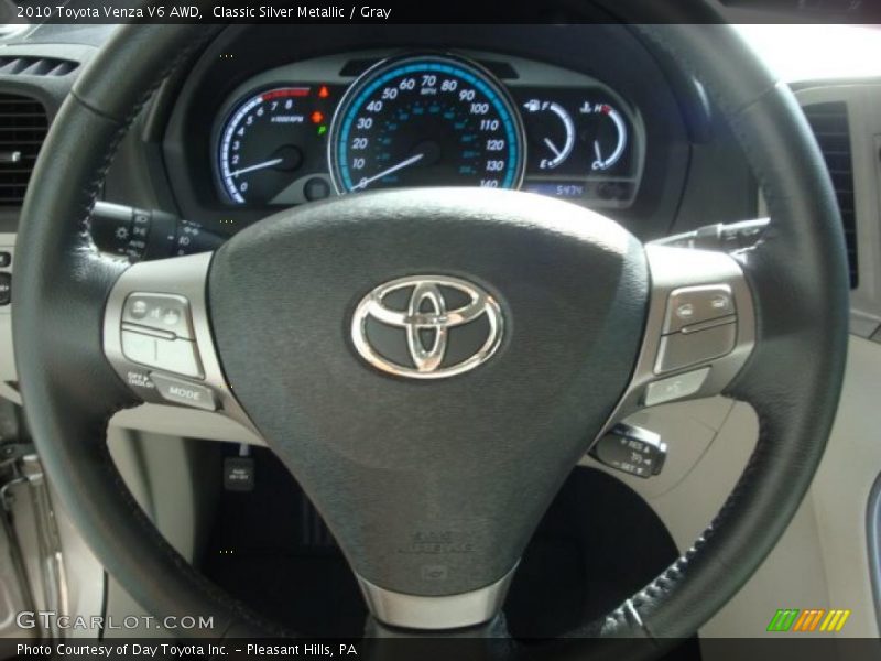 Classic Silver Metallic / Gray 2010 Toyota Venza V6 AWD