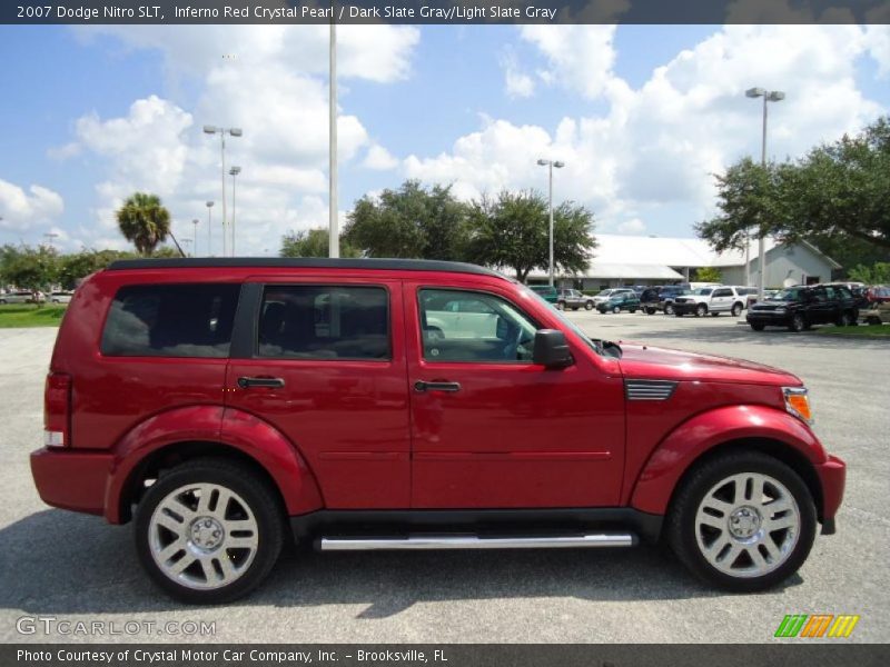 Inferno Red Crystal Pearl / Dark Slate Gray/Light Slate Gray 2007 Dodge Nitro SLT