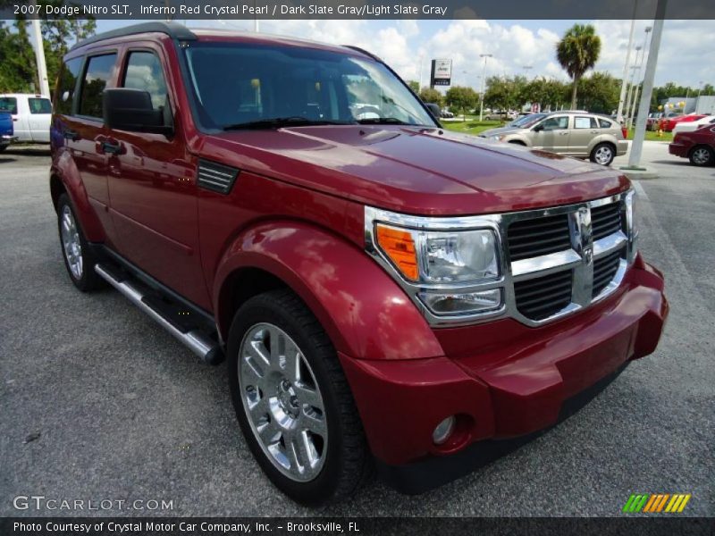 Inferno Red Crystal Pearl / Dark Slate Gray/Light Slate Gray 2007 Dodge Nitro SLT