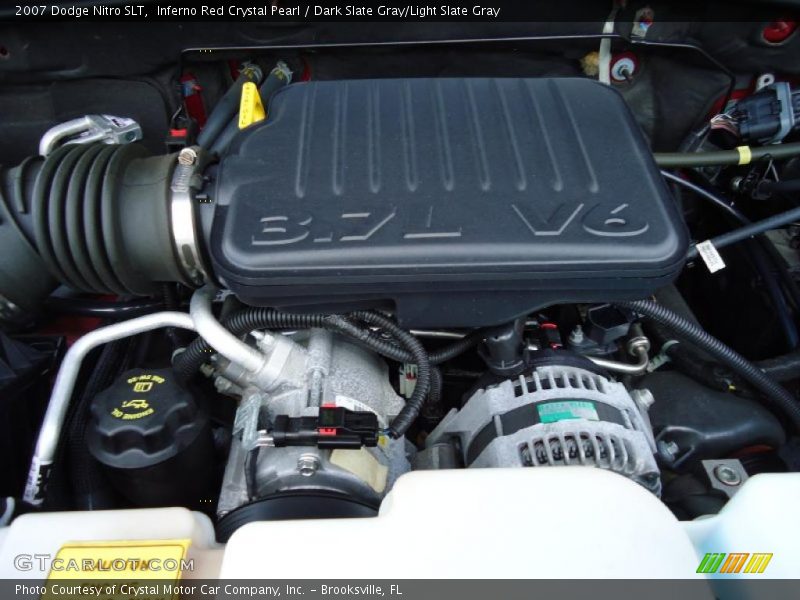 Inferno Red Crystal Pearl / Dark Slate Gray/Light Slate Gray 2007 Dodge Nitro SLT