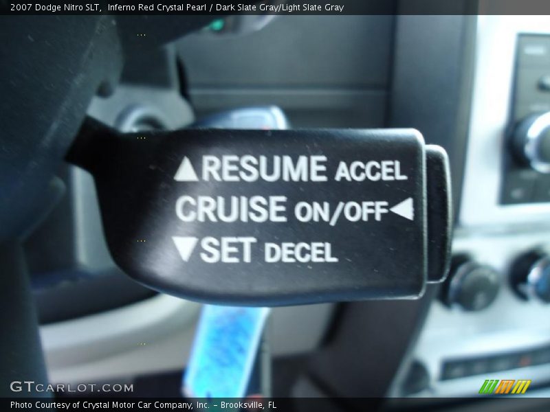 Inferno Red Crystal Pearl / Dark Slate Gray/Light Slate Gray 2007 Dodge Nitro SLT