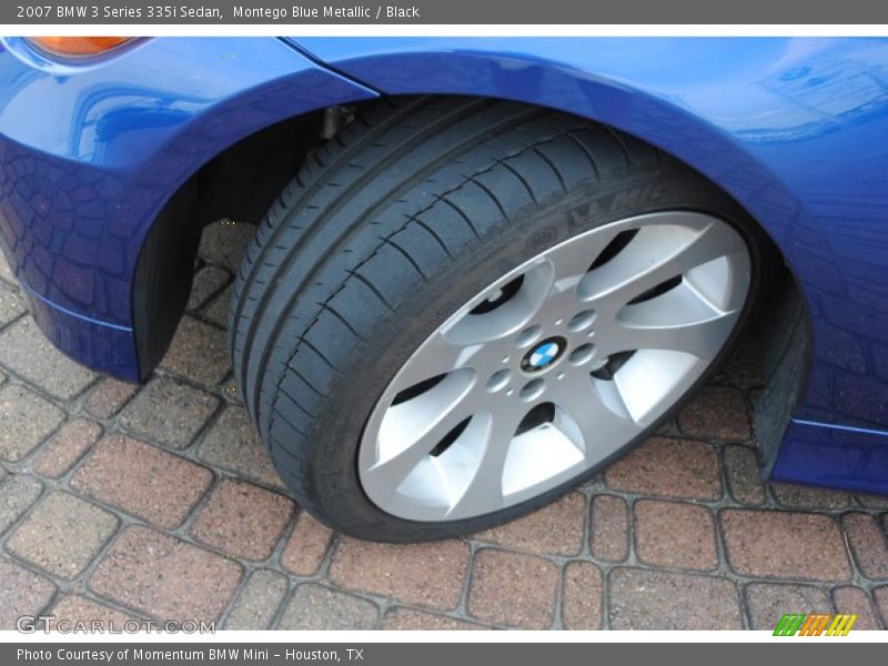 Montego Blue Metallic / Black 2007 BMW 3 Series 335i Sedan