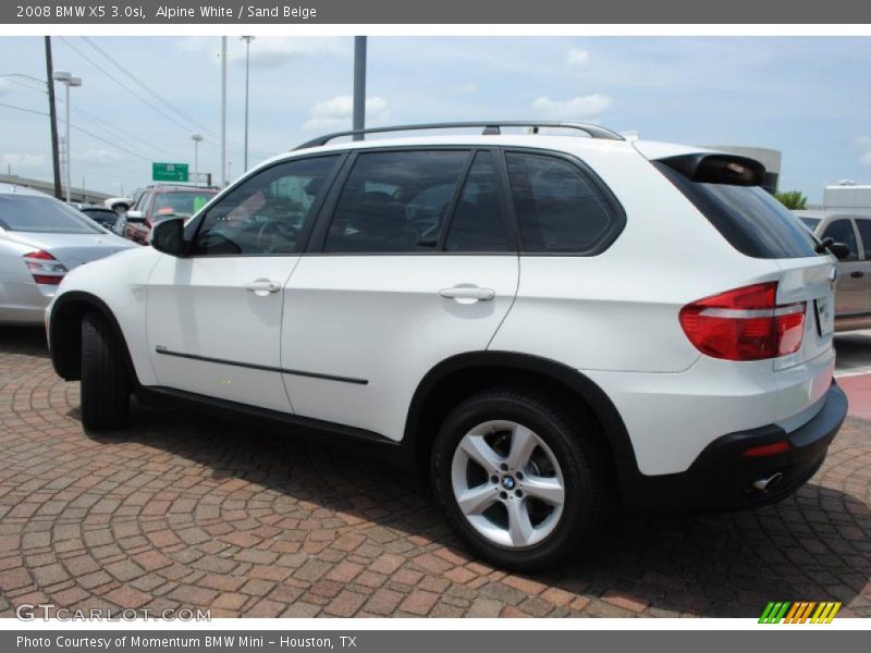 Alpine White / Sand Beige 2008 BMW X5 3.0si