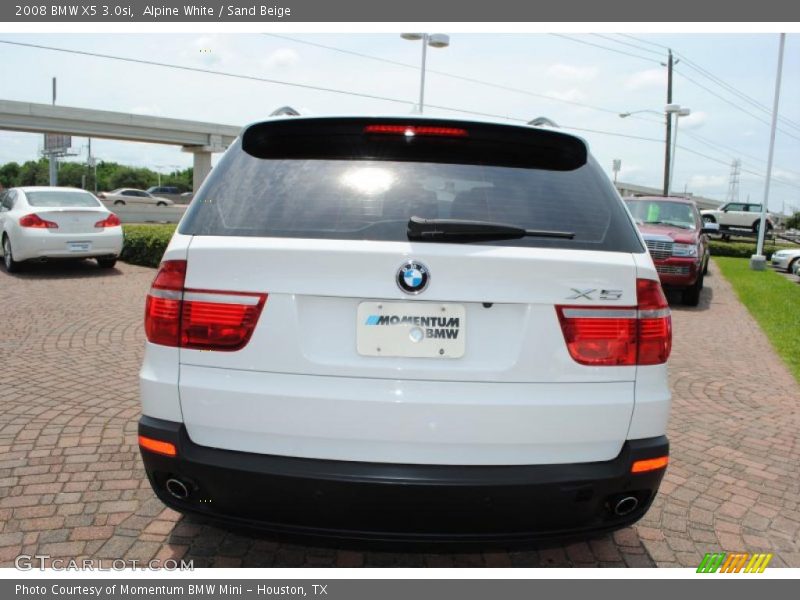 Alpine White / Sand Beige 2008 BMW X5 3.0si