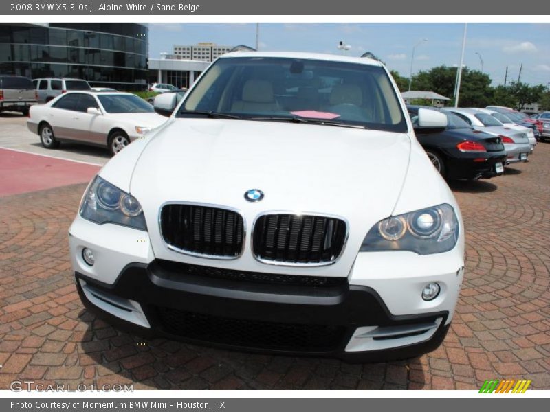Alpine White / Sand Beige 2008 BMW X5 3.0si