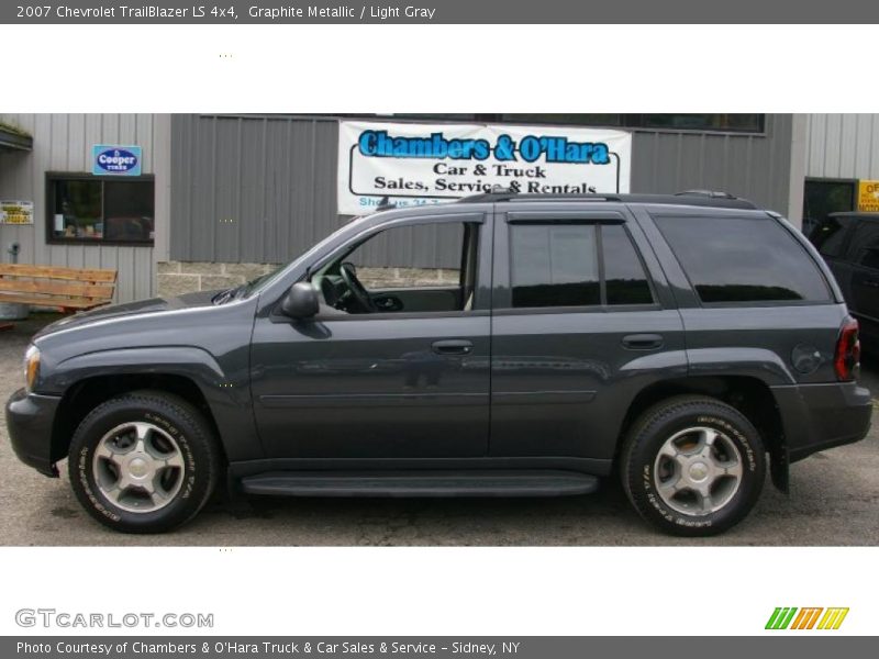 Graphite Metallic / Light Gray 2007 Chevrolet TrailBlazer LS 4x4