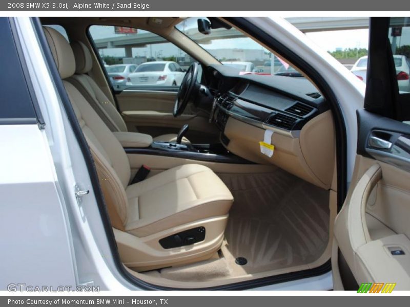 Alpine White / Sand Beige 2008 BMW X5 3.0si