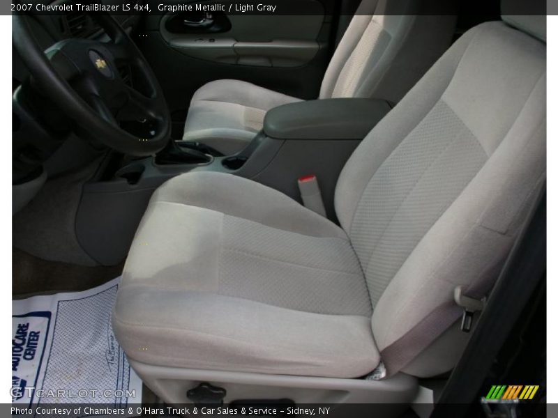 Graphite Metallic / Light Gray 2007 Chevrolet TrailBlazer LS 4x4
