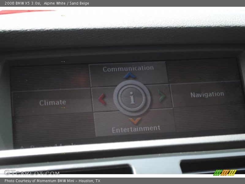 Alpine White / Sand Beige 2008 BMW X5 3.0si