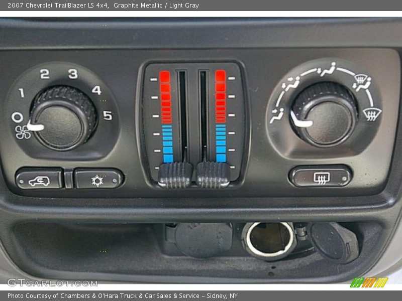 Graphite Metallic / Light Gray 2007 Chevrolet TrailBlazer LS 4x4