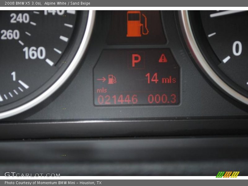 Alpine White / Sand Beige 2008 BMW X5 3.0si