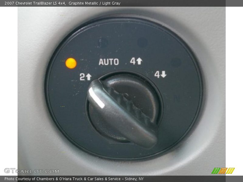 Graphite Metallic / Light Gray 2007 Chevrolet TrailBlazer LS 4x4