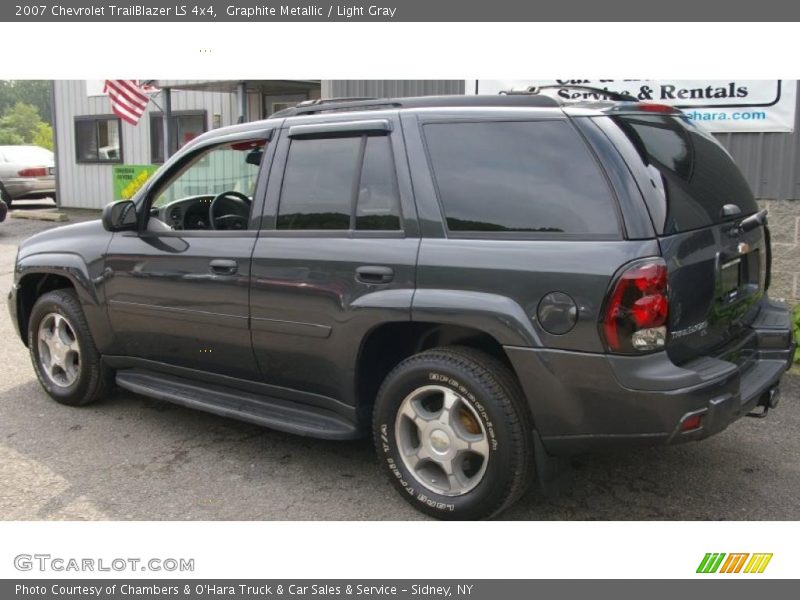 Graphite Metallic / Light Gray 2007 Chevrolet TrailBlazer LS 4x4