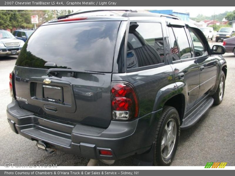 Graphite Metallic / Light Gray 2007 Chevrolet TrailBlazer LS 4x4