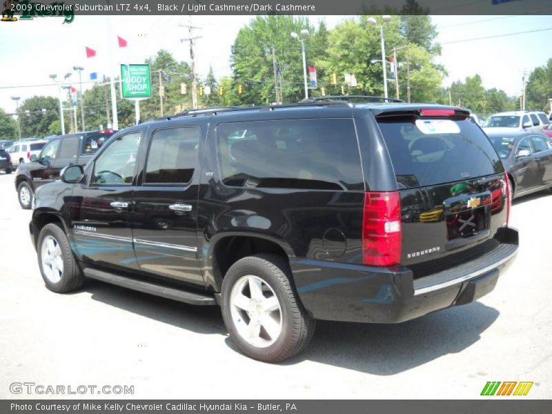 Black / Light Cashmere/Dark Cashmere 2009 Chevrolet Suburban LTZ 4x4