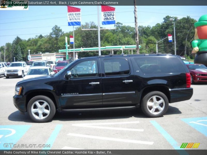 Black / Light Cashmere/Dark Cashmere 2009 Chevrolet Suburban LTZ 4x4