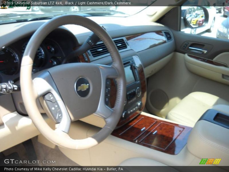 Black / Light Cashmere/Dark Cashmere 2009 Chevrolet Suburban LTZ 4x4