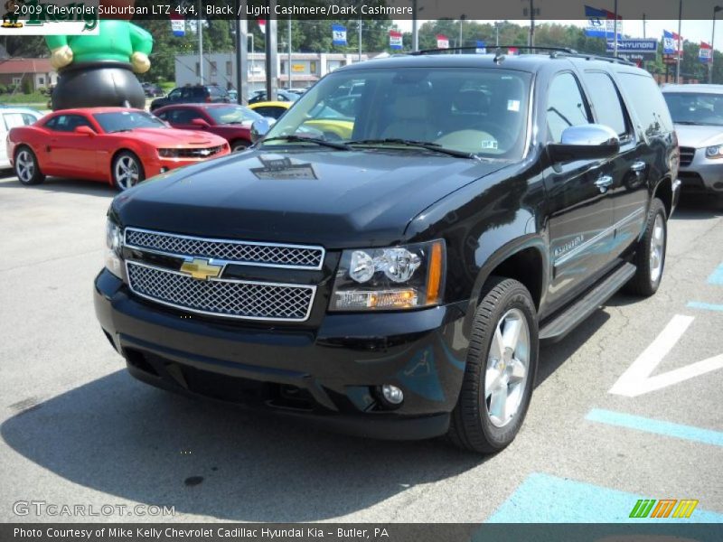 Black / Light Cashmere/Dark Cashmere 2009 Chevrolet Suburban LTZ 4x4