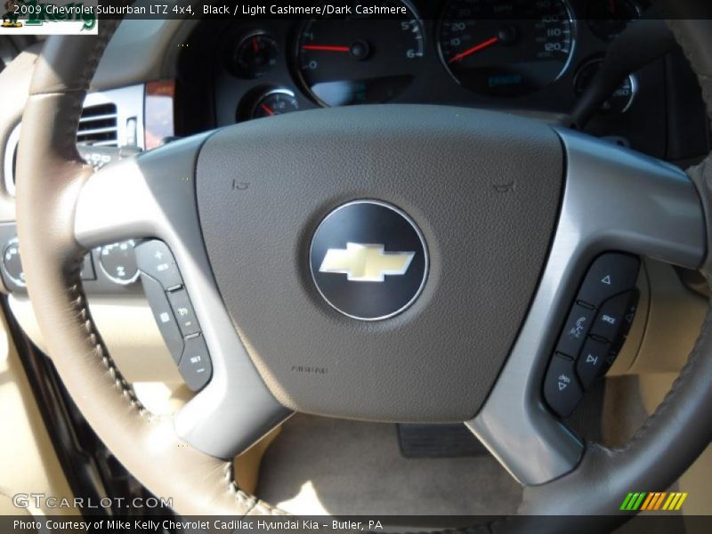 Black / Light Cashmere/Dark Cashmere 2009 Chevrolet Suburban LTZ 4x4