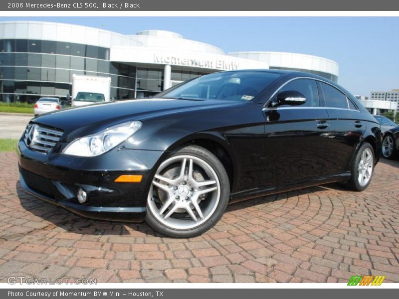 Black / Black 2006 Mercedes-Benz CLS 500