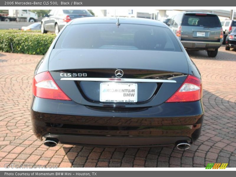 Black / Black 2006 Mercedes-Benz CLS 500