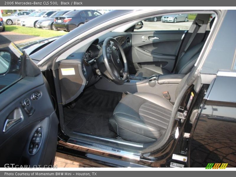 Black / Black 2006 Mercedes-Benz CLS 500