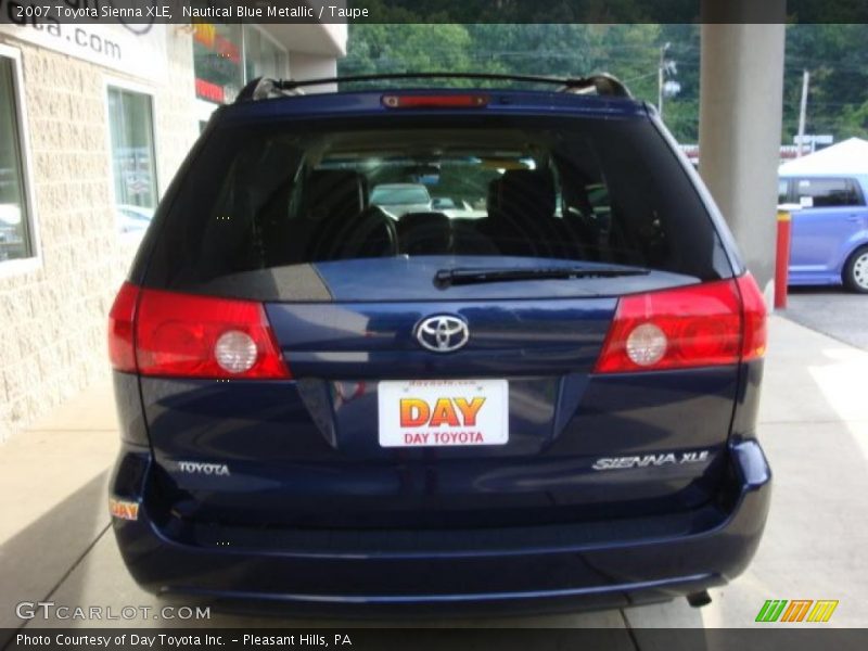 Nautical Blue Metallic / Taupe 2007 Toyota Sienna XLE