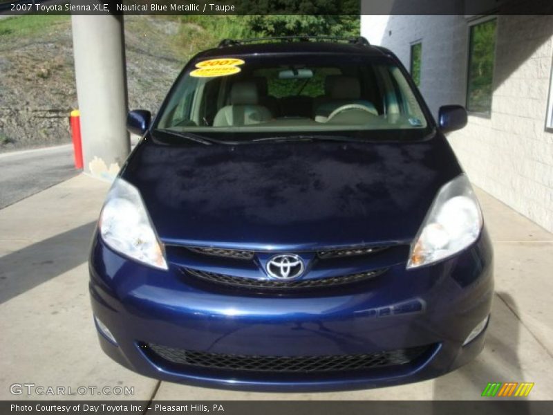 Nautical Blue Metallic / Taupe 2007 Toyota Sienna XLE