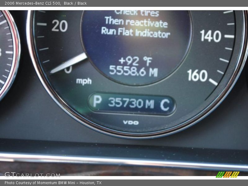 Black / Black 2006 Mercedes-Benz CLS 500