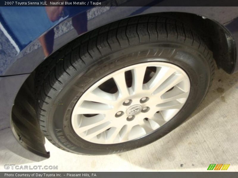 Nautical Blue Metallic / Taupe 2007 Toyota Sienna XLE
