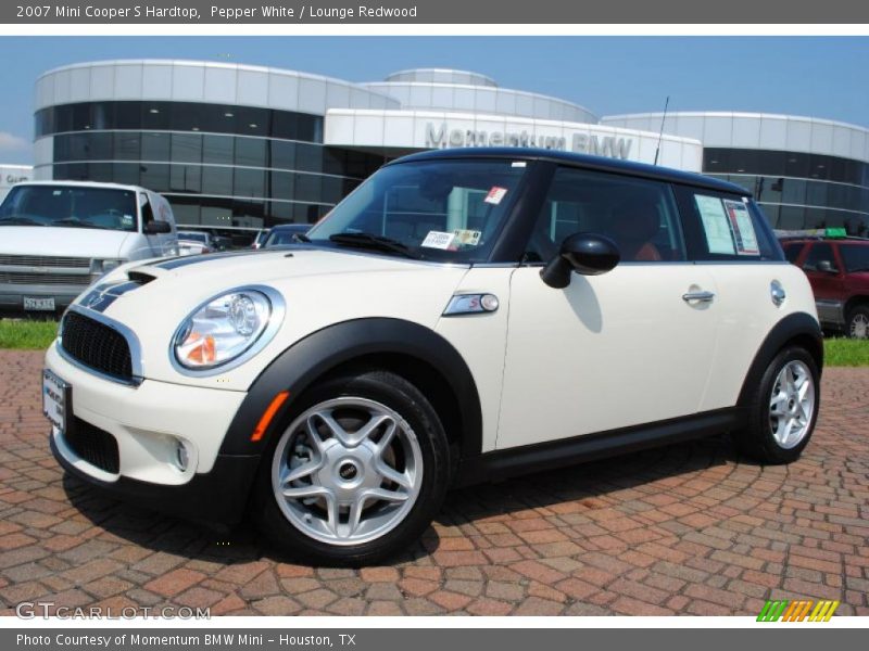 Pepper White / Lounge Redwood 2007 Mini Cooper S Hardtop