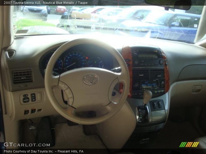 Nautical Blue Metallic / Taupe 2007 Toyota Sienna XLE