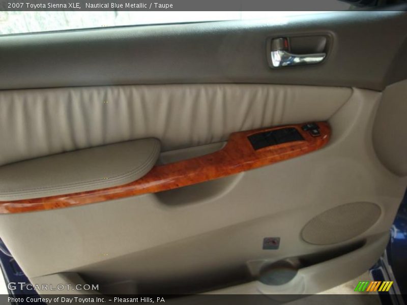 Nautical Blue Metallic / Taupe 2007 Toyota Sienna XLE