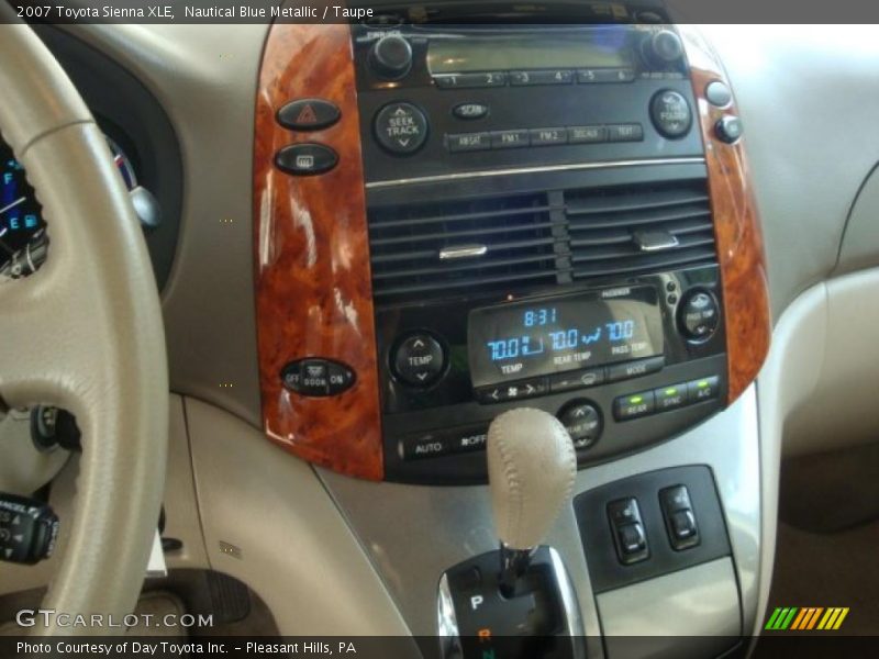 Nautical Blue Metallic / Taupe 2007 Toyota Sienna XLE