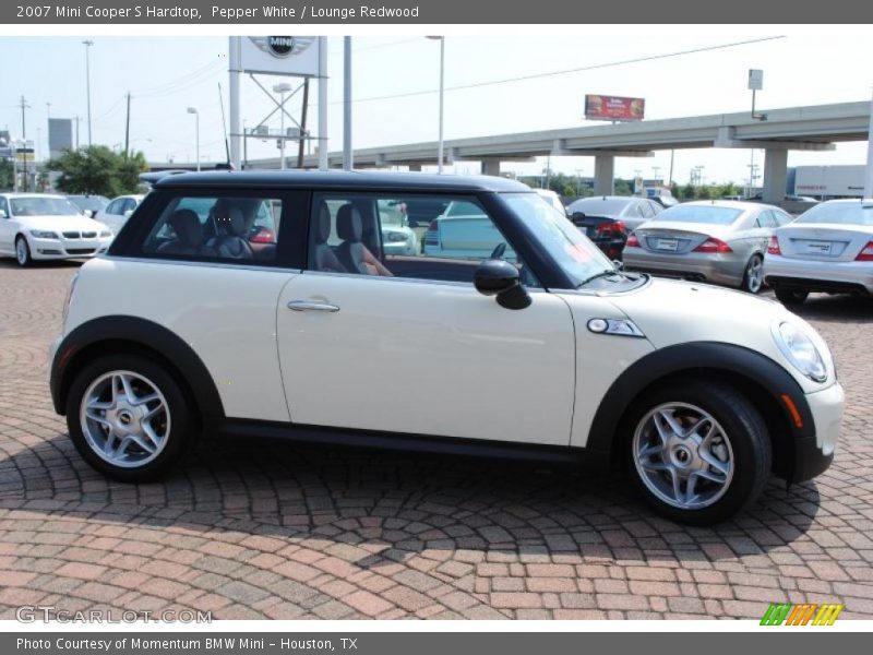 Pepper White / Lounge Redwood 2007 Mini Cooper S Hardtop
