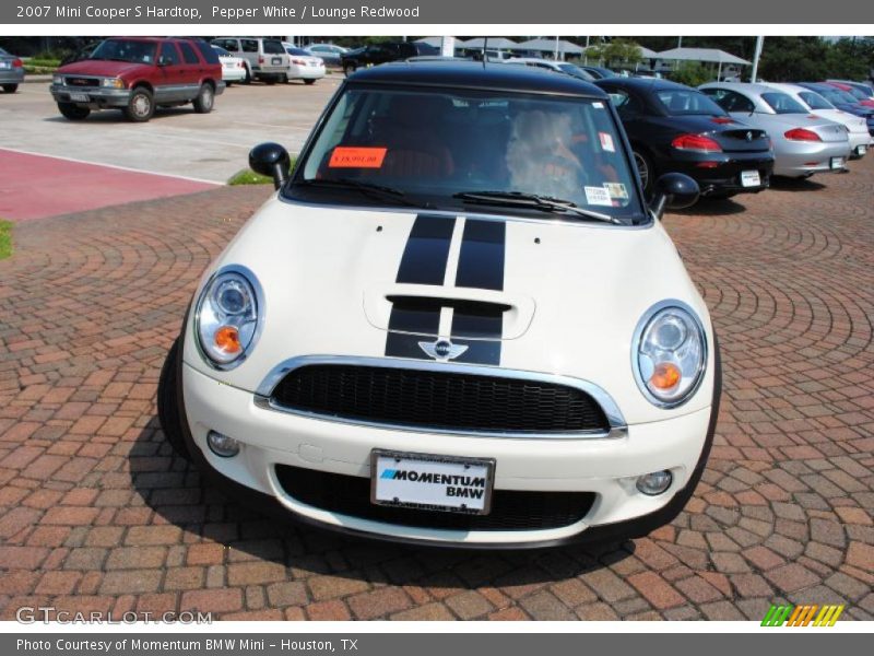 Pepper White / Lounge Redwood 2007 Mini Cooper S Hardtop