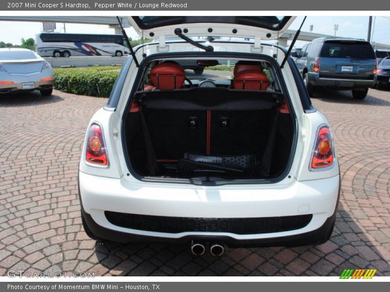 Pepper White / Lounge Redwood 2007 Mini Cooper S Hardtop