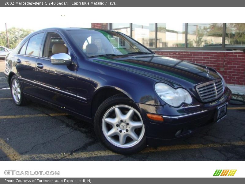 Capri Blue Metallic / Java 2002 Mercedes-Benz C 240 Sedan