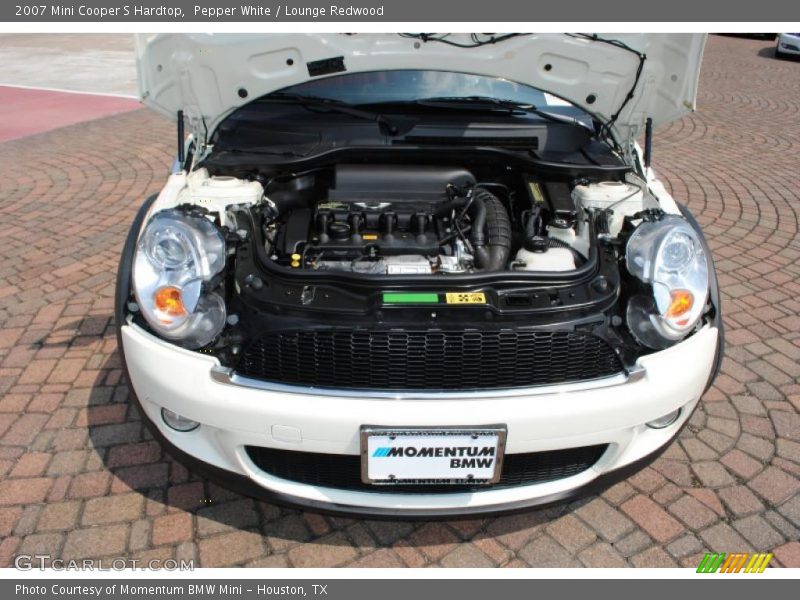 Pepper White / Lounge Redwood 2007 Mini Cooper S Hardtop