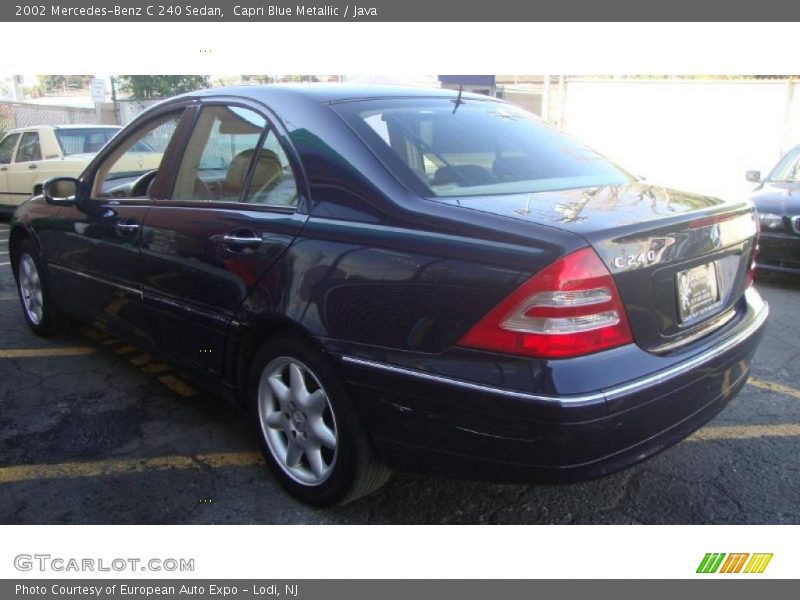 Capri Blue Metallic / Java 2002 Mercedes-Benz C 240 Sedan