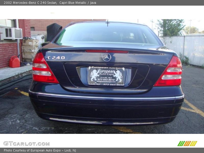 Capri Blue Metallic / Java 2002 Mercedes-Benz C 240 Sedan