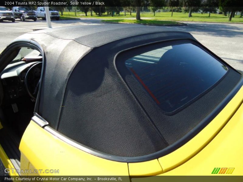 Solar Yellow / Black 2004 Toyota MR2 Spyder Roadster